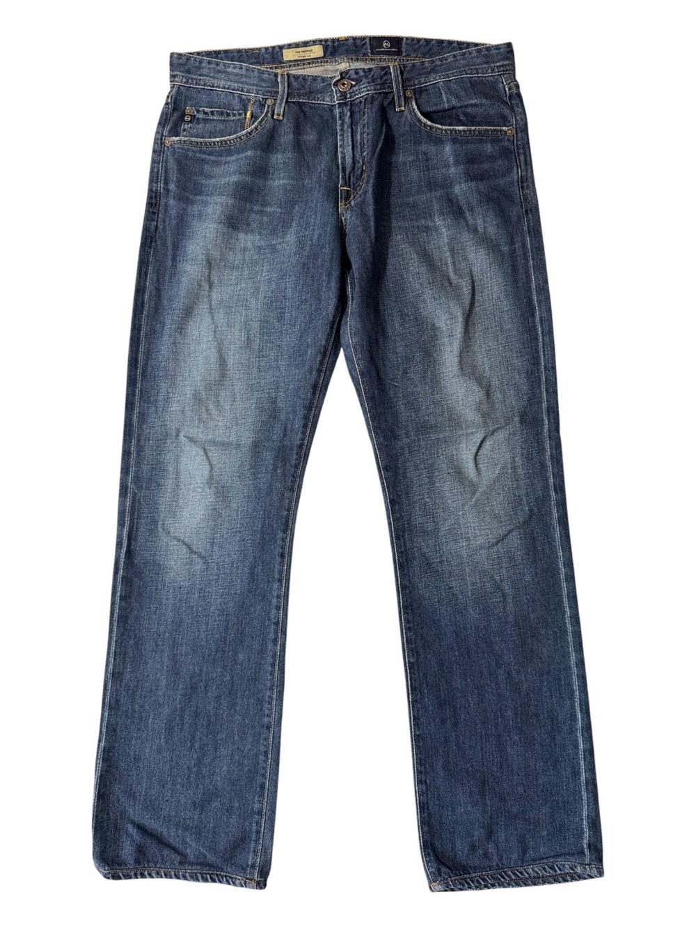 Adriano Goldschmied mens 32x31 protege straight leg soft denim blue jeans EUC